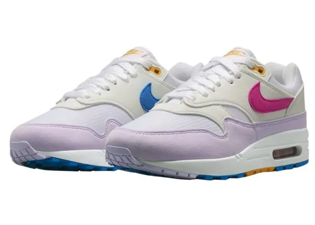 Nike Women's Air Max 1 (Mismatched Swoosh/ White/ Alchem...