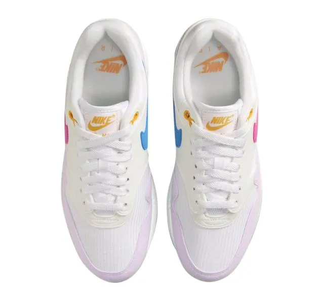 Nike Women's Air Max 1 (Mismatched Swoosh/ White/ Alchem...