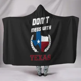 NP Don't Mess With Texas Hooded Blanket