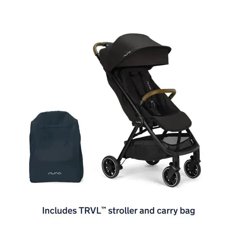 Nuna - Trvl Stroller With Travel Bag Caviar