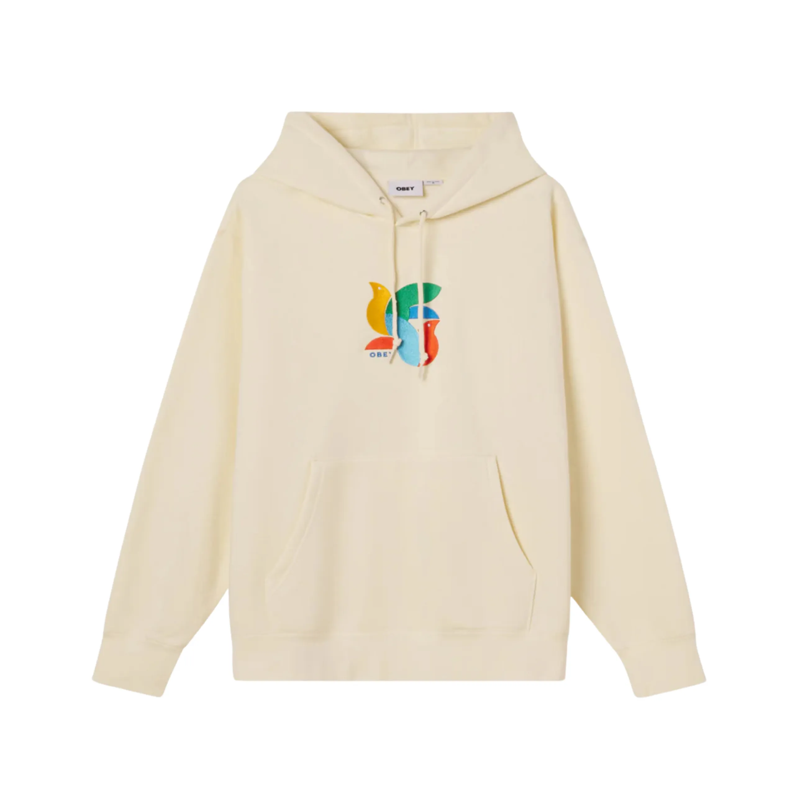 OBEY Edison Hoodie - Unbleached exclusive at Remix