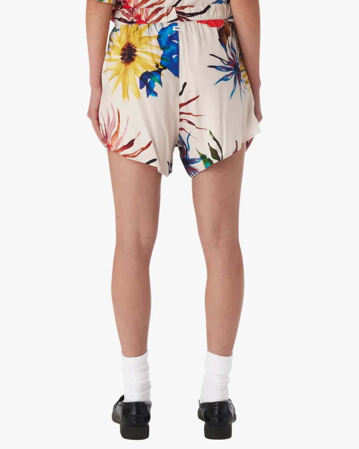 Obey Multi Flowers Short