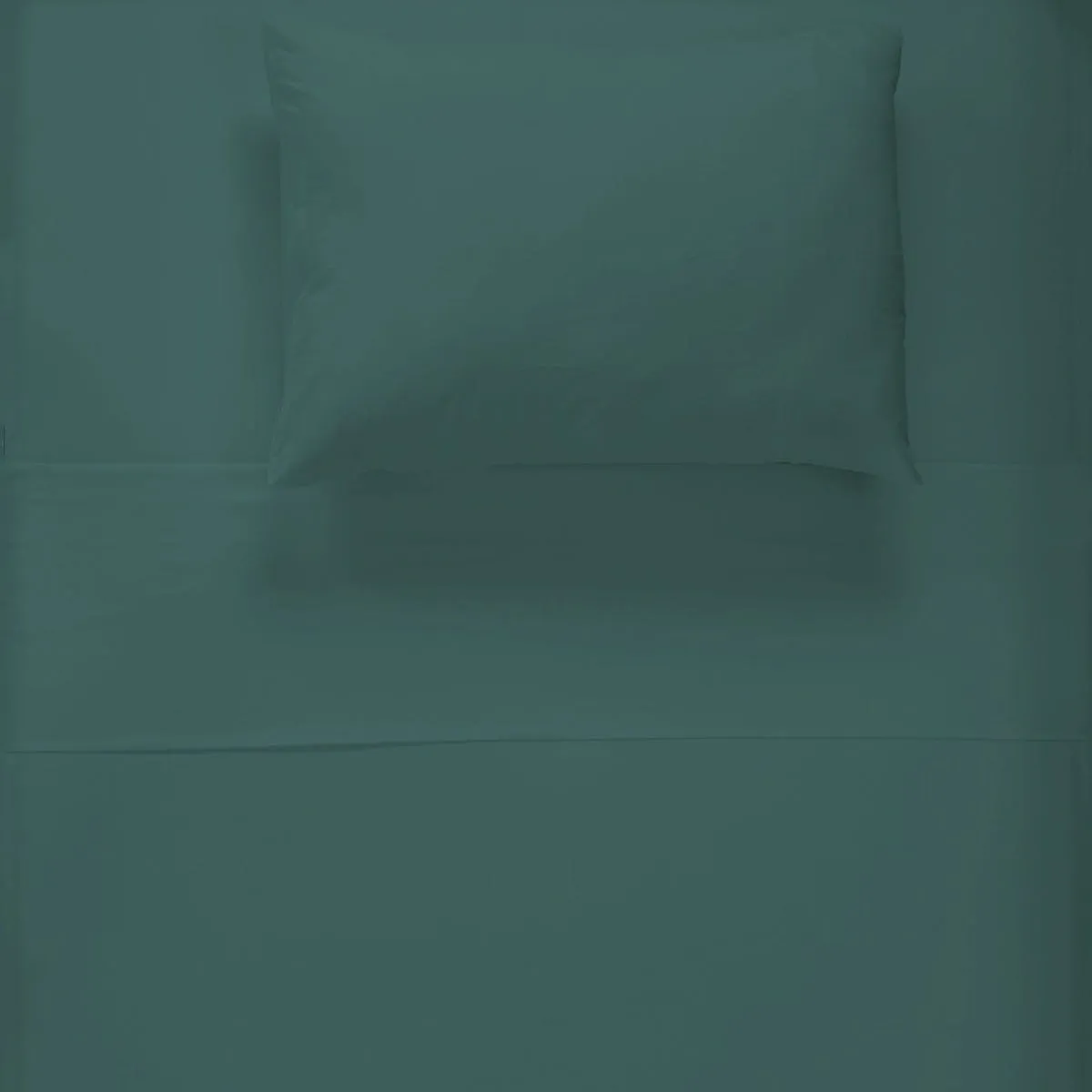 Origami Maison Flannel Twin Sheet Set - Green  - Clement