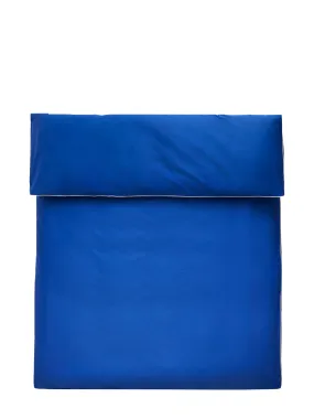 Outline single duvet cover (W150 x L210), Vivid blue