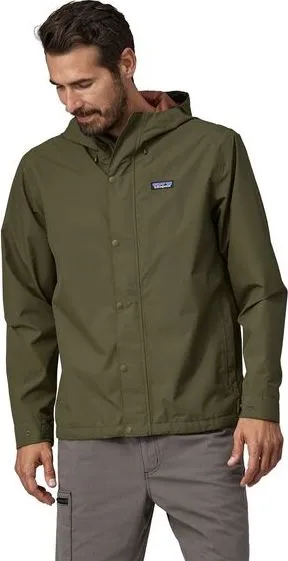 Patagonia Men's Jackson Glacier Rain Jacket Basin Green | Buy Patagonia Men's Jackson Glacier Rain Jacket Basin Green 