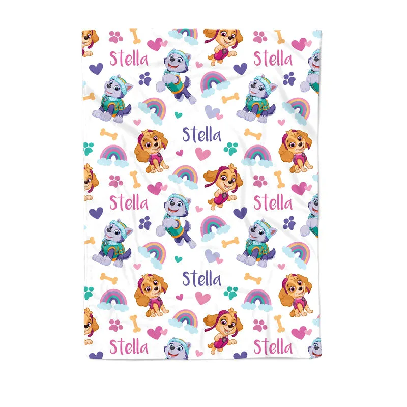 Paw Patrol - Personalized Minky Blanket