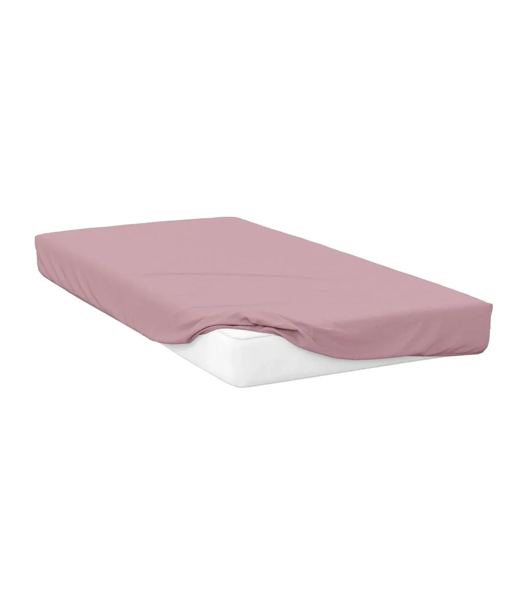 Percale extra deep fitted sheet blush pink Belledorm