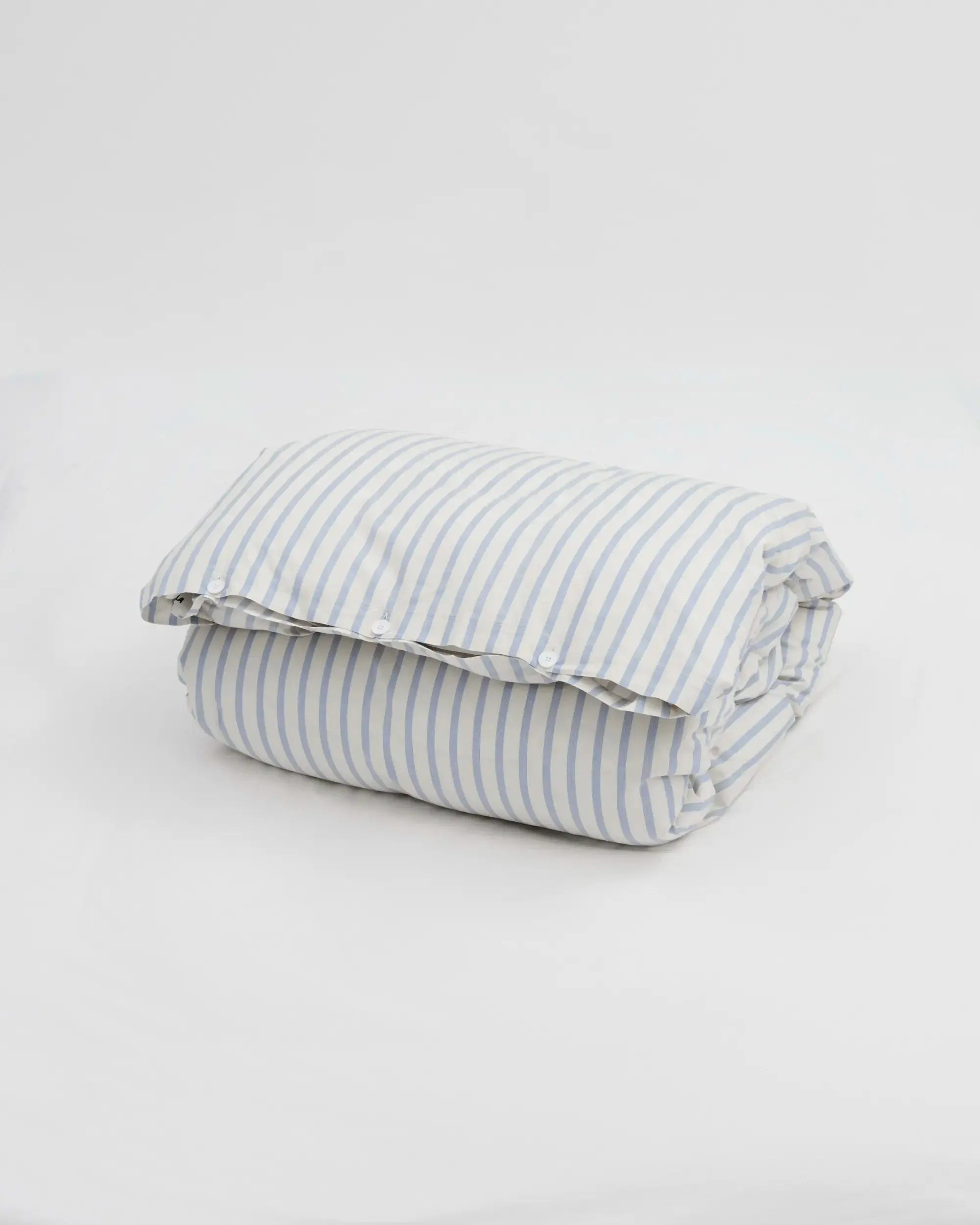 Percale Single Duvet Cover, Needle Stripes