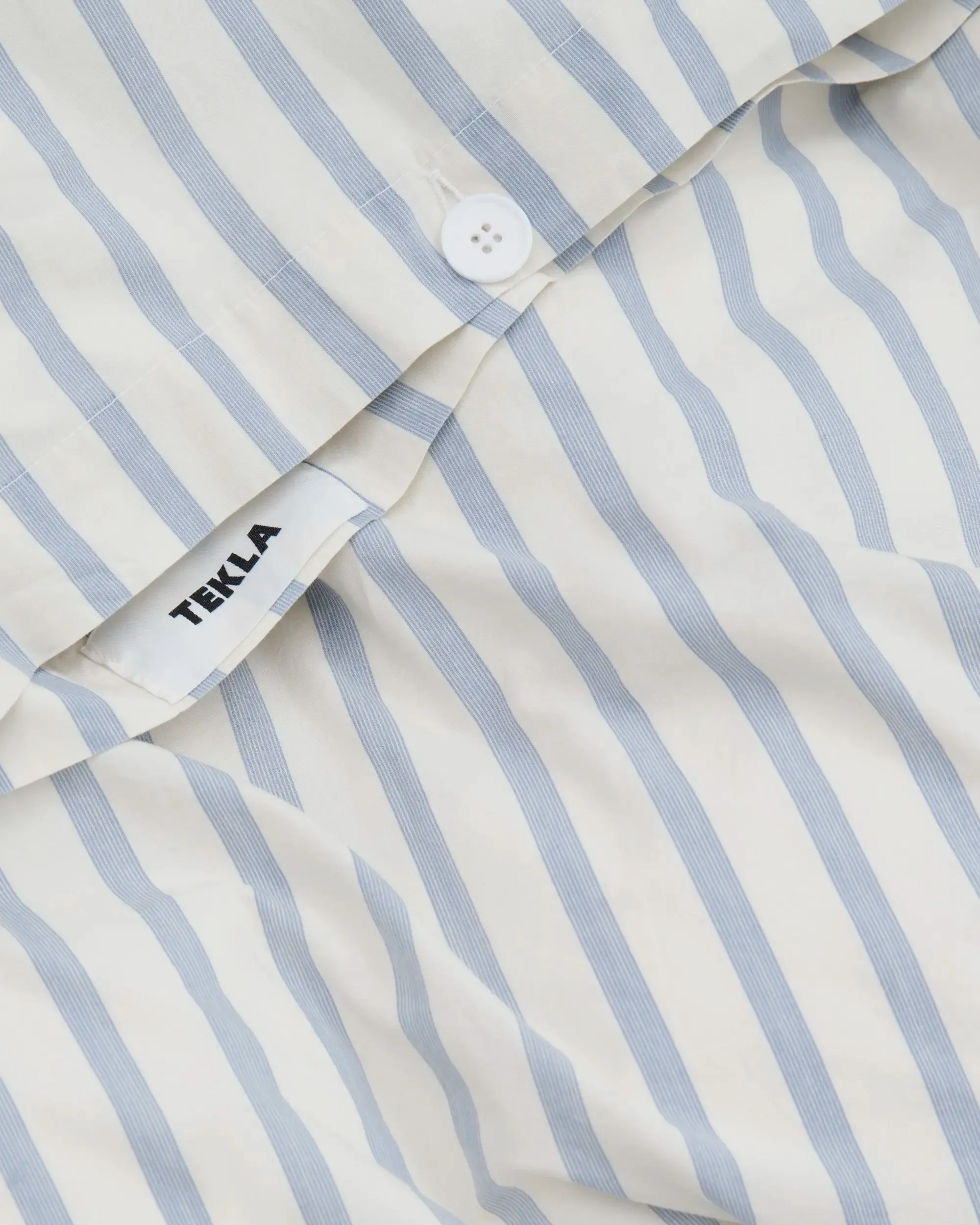 Percale Single Duvet Cover, Needle Stripes