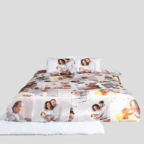 Personalised Silk Duvet Cover. Custom Silk Duvet Cover. UK.