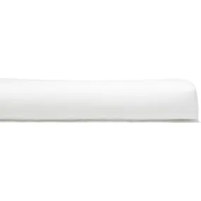 Petite Plume Crib Sheet, White Sateen