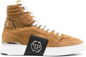 Philipp Plein Hexagon high-top sneakers Neutrals