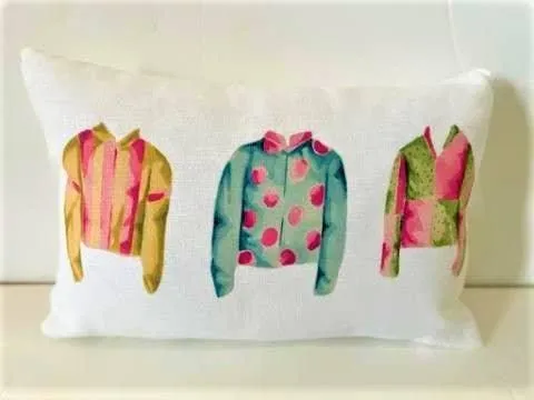 Pillow - Jockey Silks I - FINAL SALE