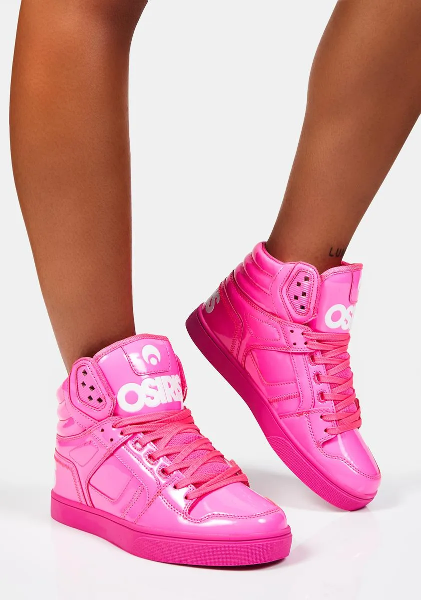 Pink White Clone Sneakers-