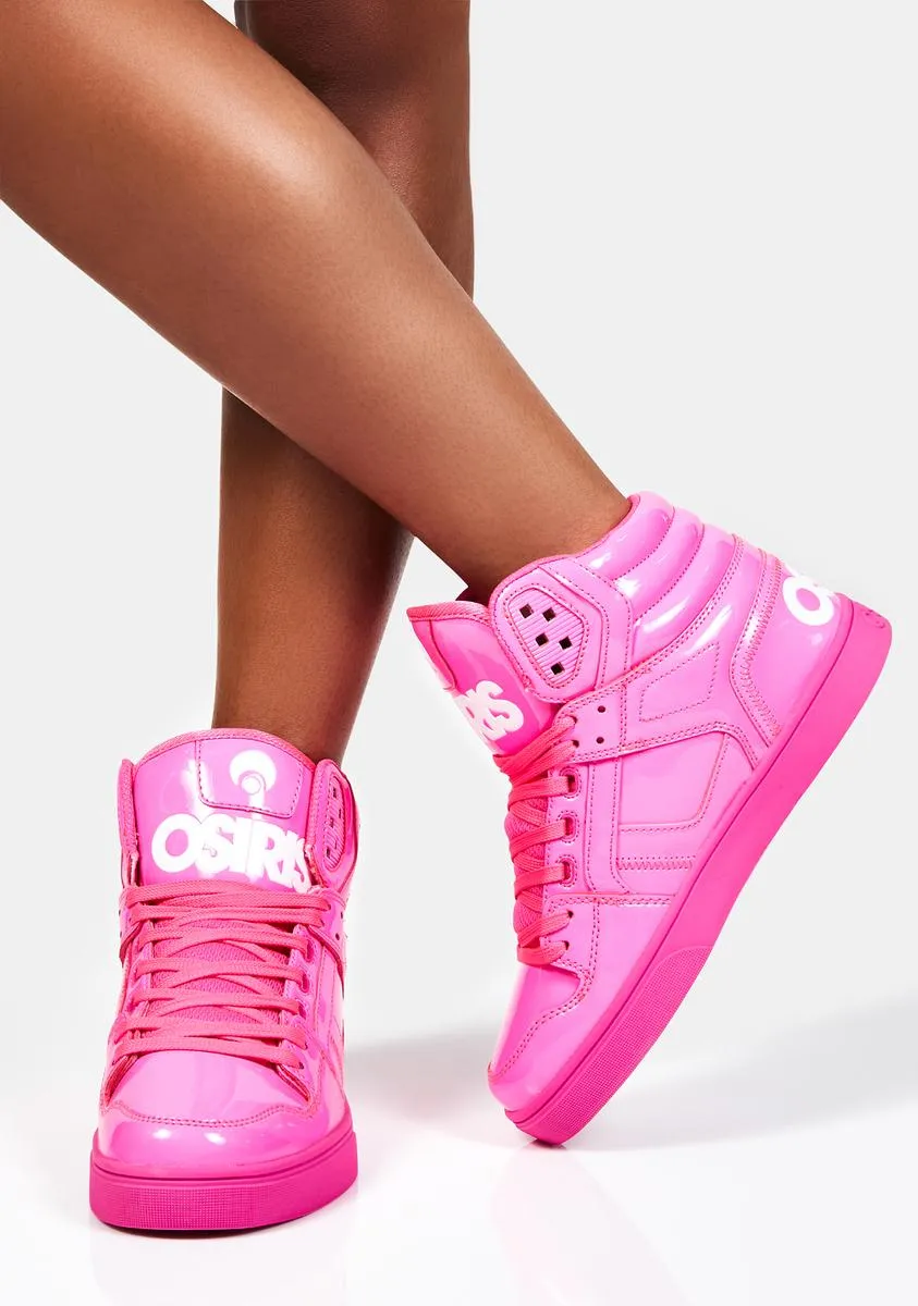 Pink White Clone Sneakers-