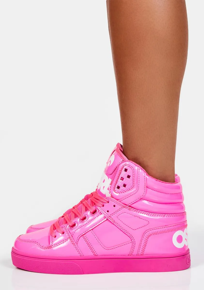 Pink White Clone Sneakers-