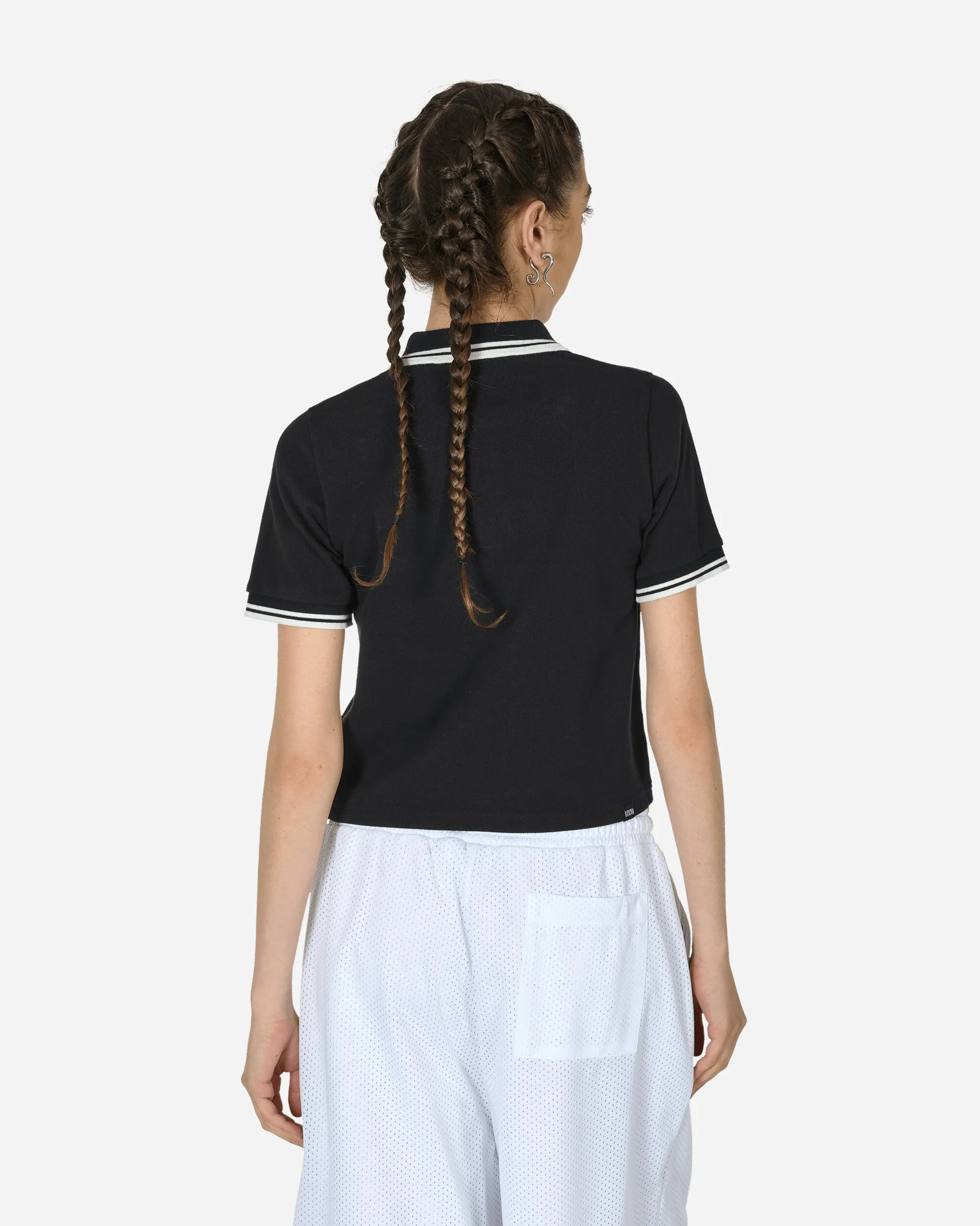 Poison Cherry Short Polo Shirt Black