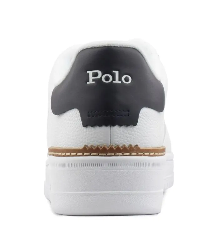 Polo Ralph Lauren Masters Mens Trainers | White/Navy - 809891791004