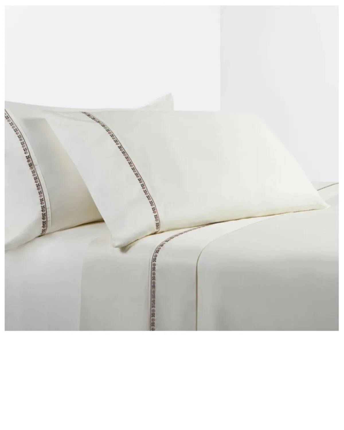 Product Name:  HiEnd Accents 4pc Southwestern Cream Sheet Set - Queen