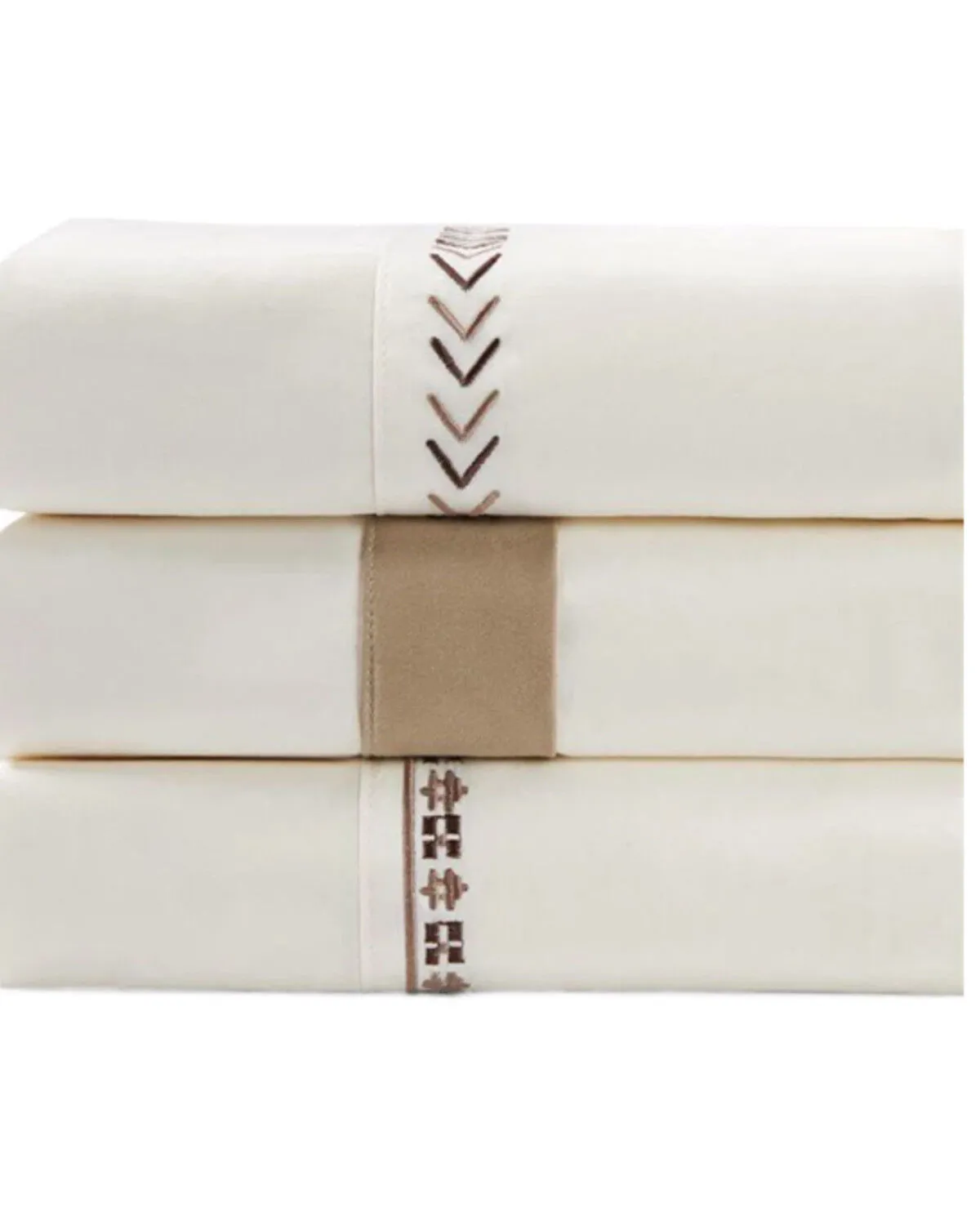 Product Name:  HiEnd Accents 4pc Southwestern Cream Sheet Set - Queen