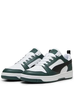 Puma Men's Rebound V6 Low Trainers - White/black