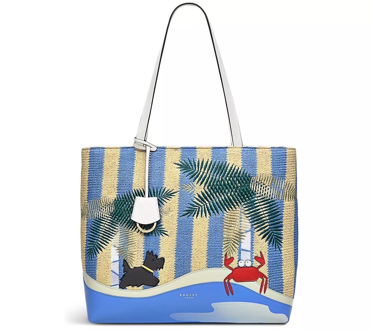 RADLEY London Museum Street Stripe Palm - Medium Zip Top Tote