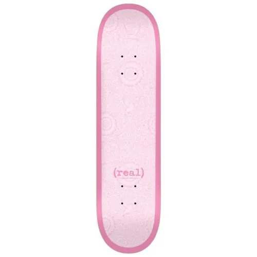 Real Skateboards Renewal Edition Skate Deck Pink  Comes with a sheet of FREE grip tape