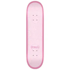 Real Skateboards Renewal Edition Skate Deck Pink  Comes with a sheet of FREE grip tape