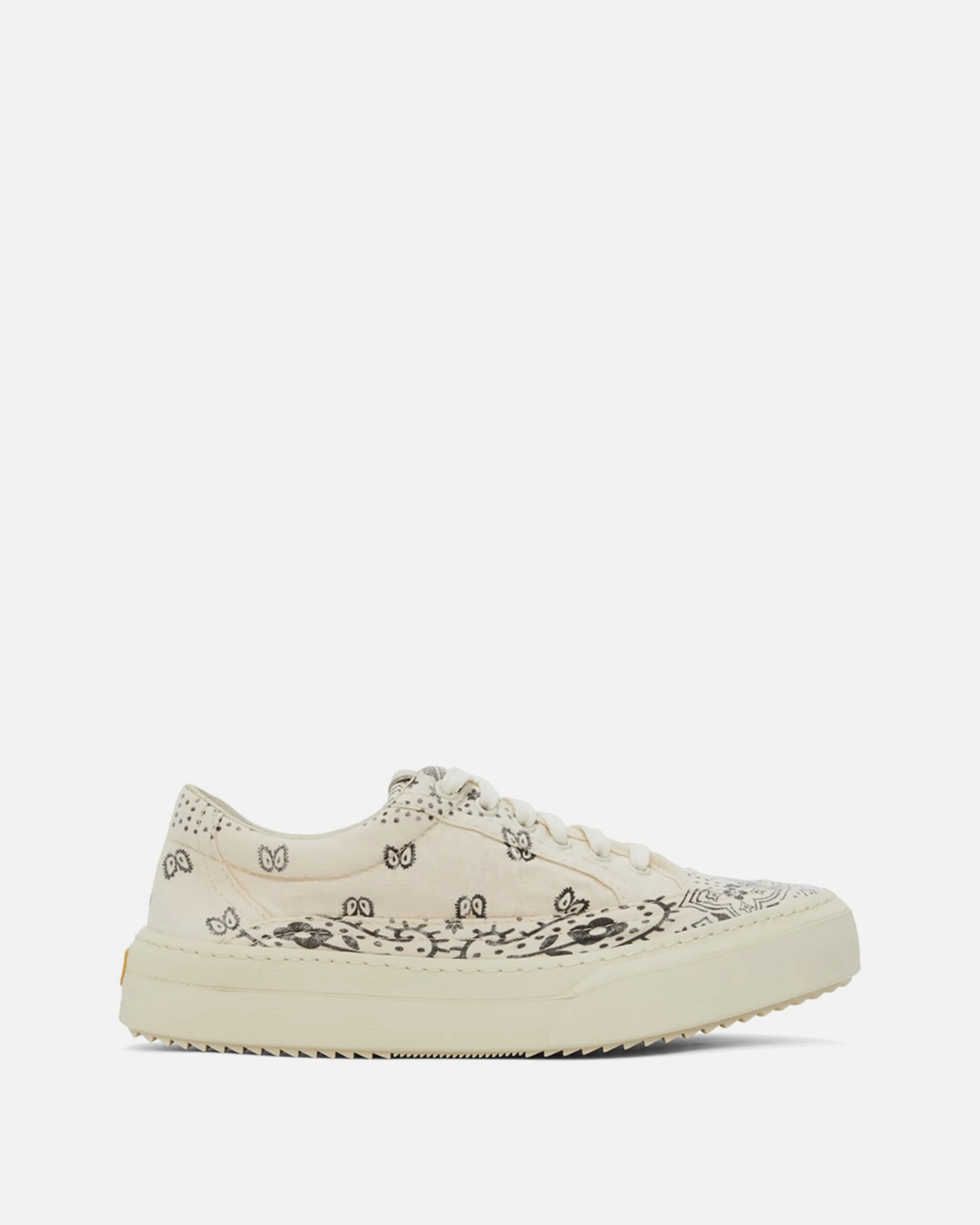 Rhude V2 Bandana Sneakers in Off-White