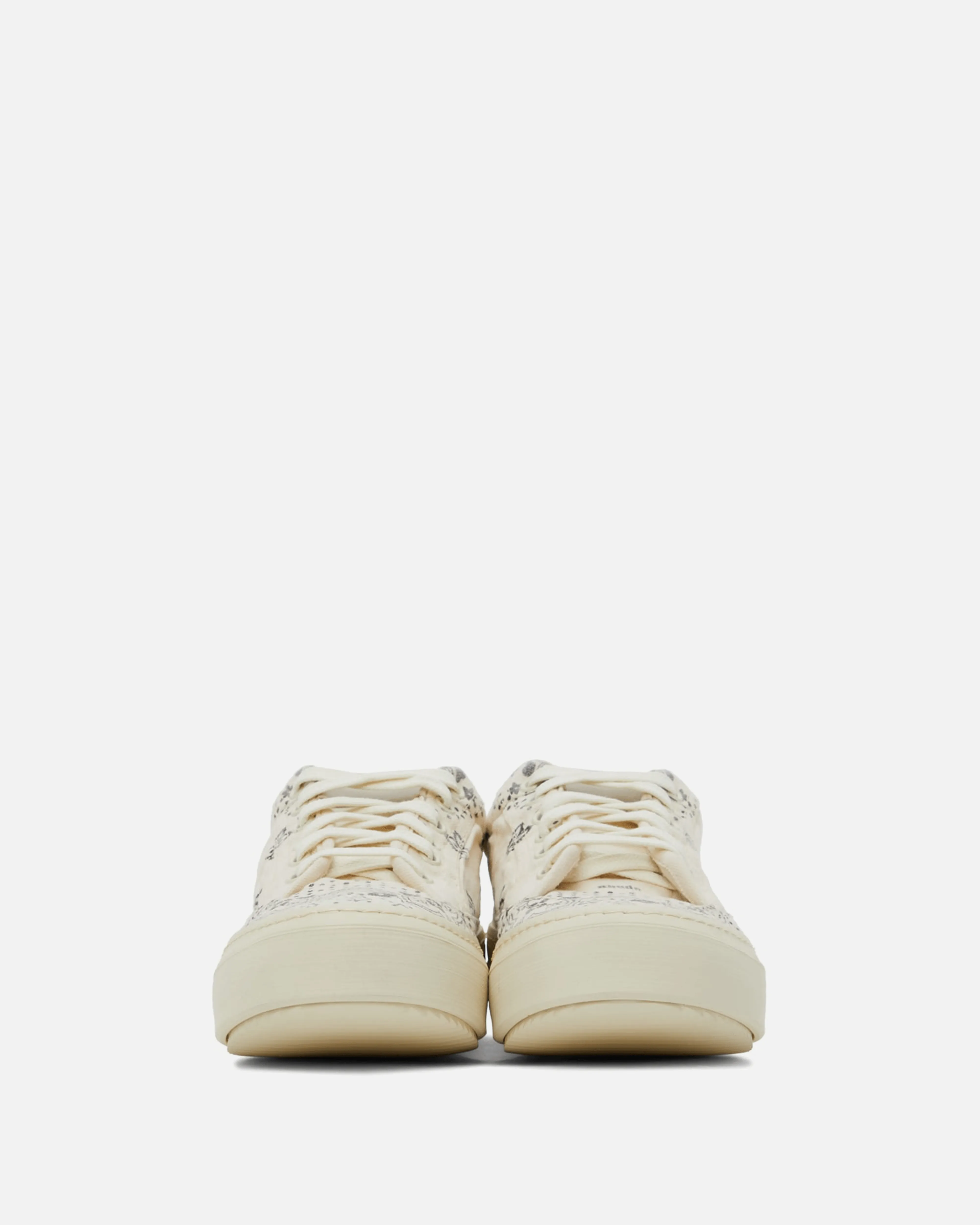 Rhude V2 Bandana Sneakers in Off-White