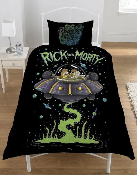 Rick and Morty Single Duvet Cover Bedding Set