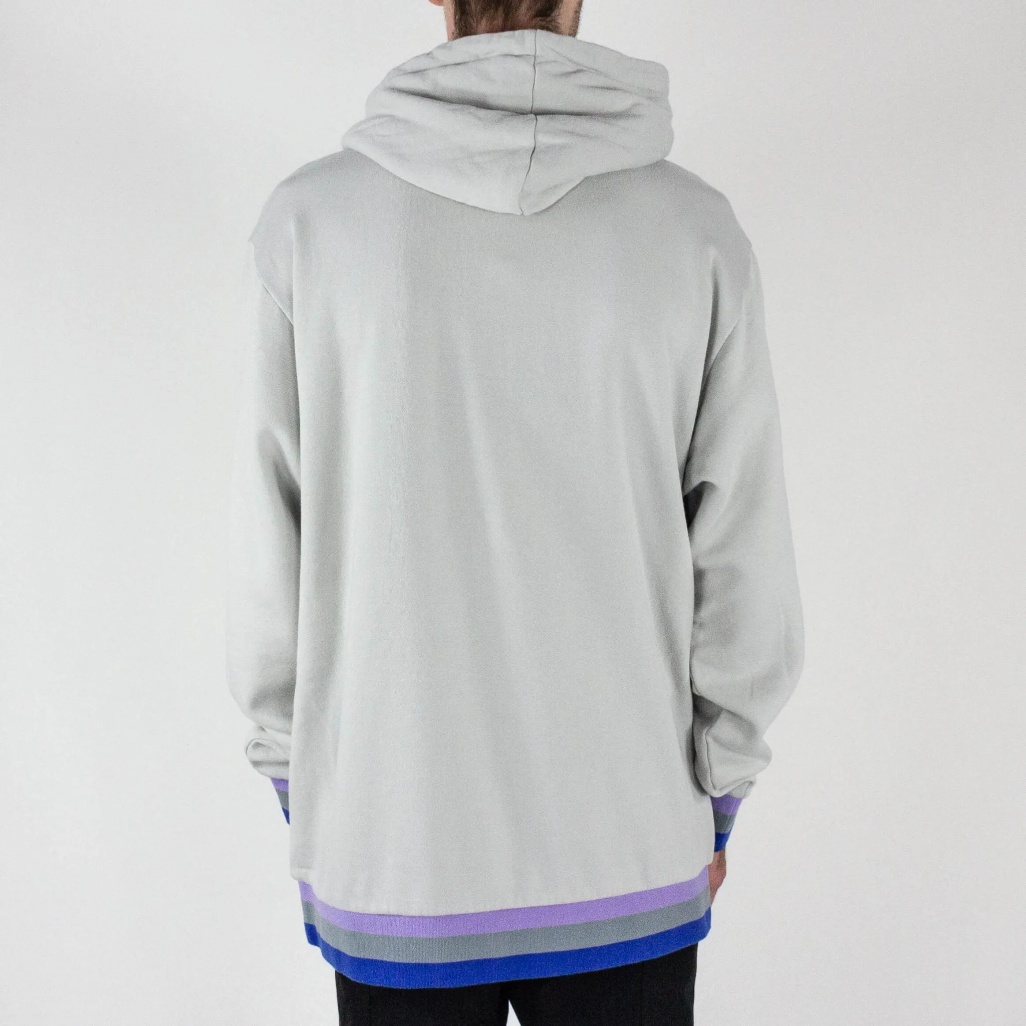 RIPNDIP Colour Block Logo Hoodie- Grey exclusive at Remix