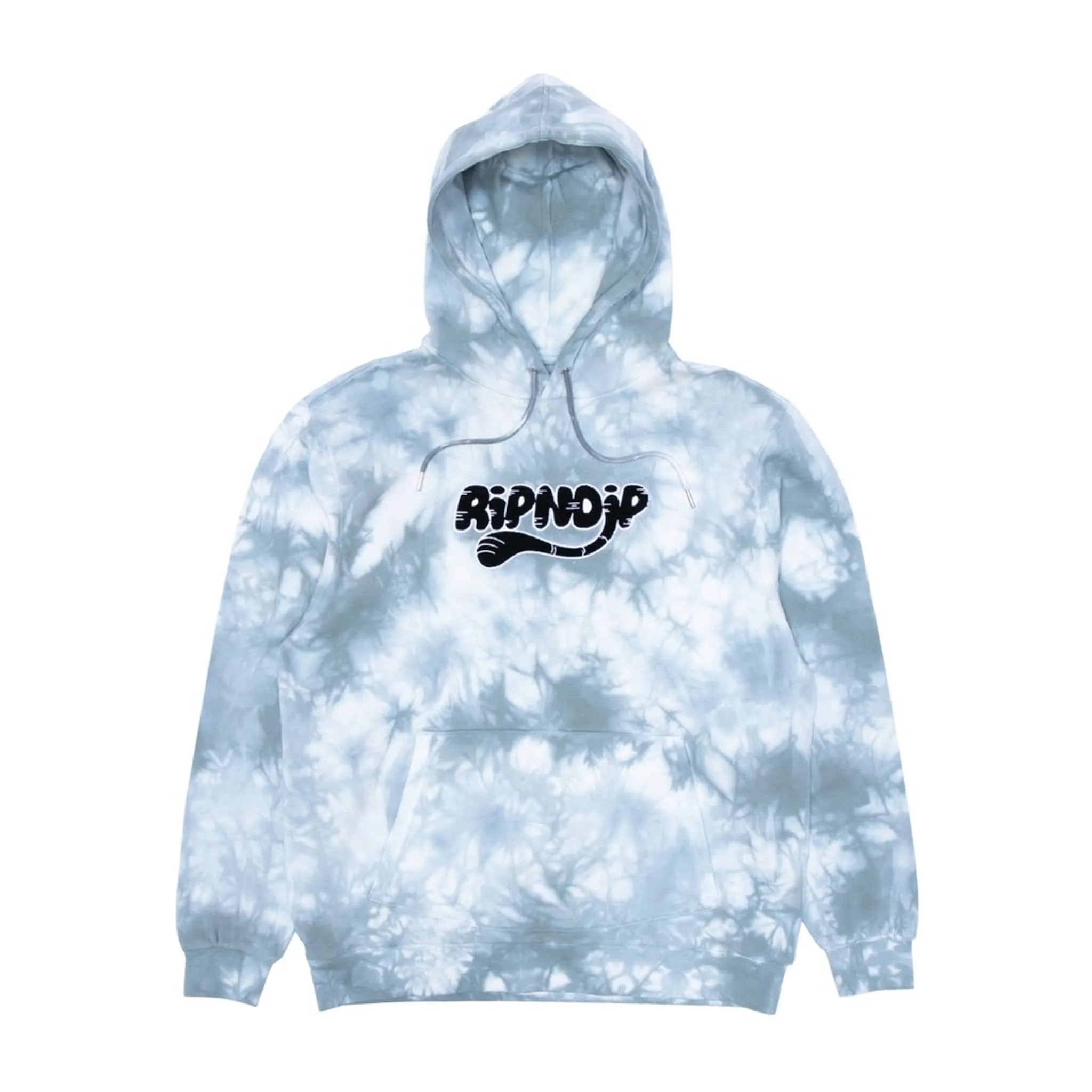 RIPNDIP RIPNTAIL Hoodie - Grey Lightning Wash exclusive at Remix