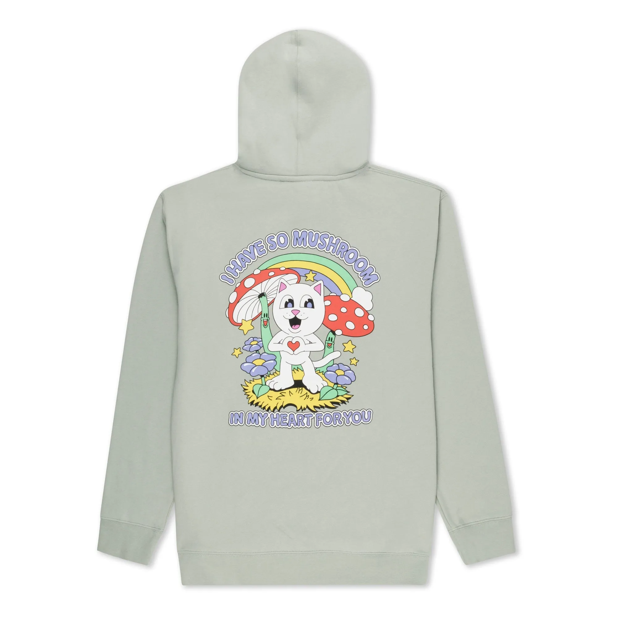 RIPNDIP So Mushroom Hoodie - Sage exclusive at Remix