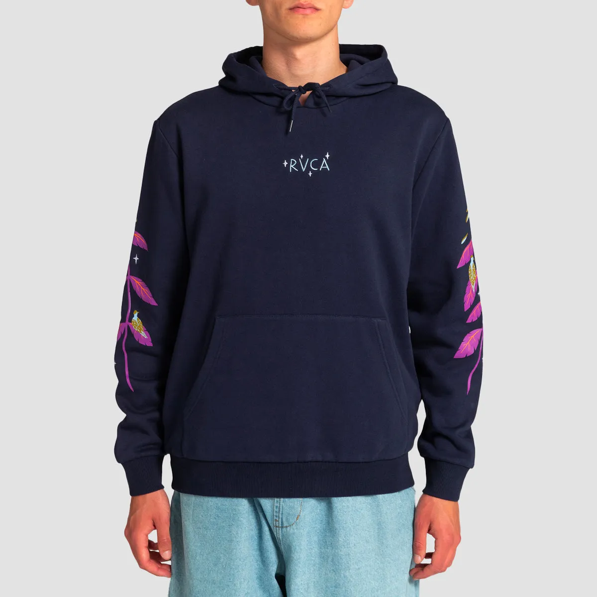 RVCA Andrea Wan Blue Moon Pullover Hoodie Navy