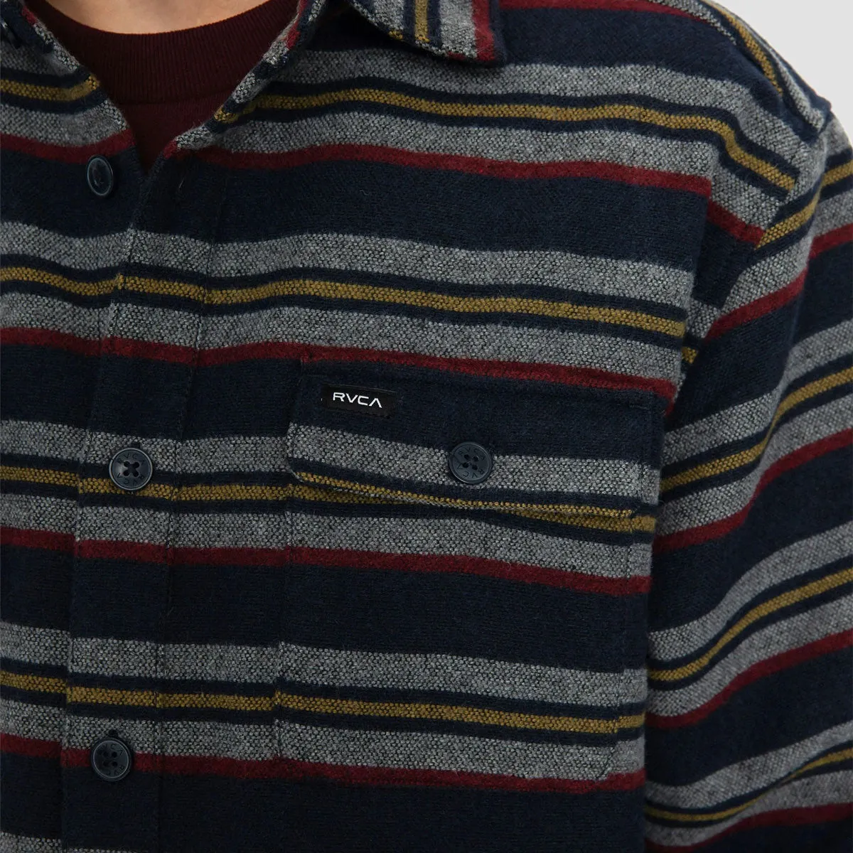 RVCA Blanket Longsleeve Shirt Navy