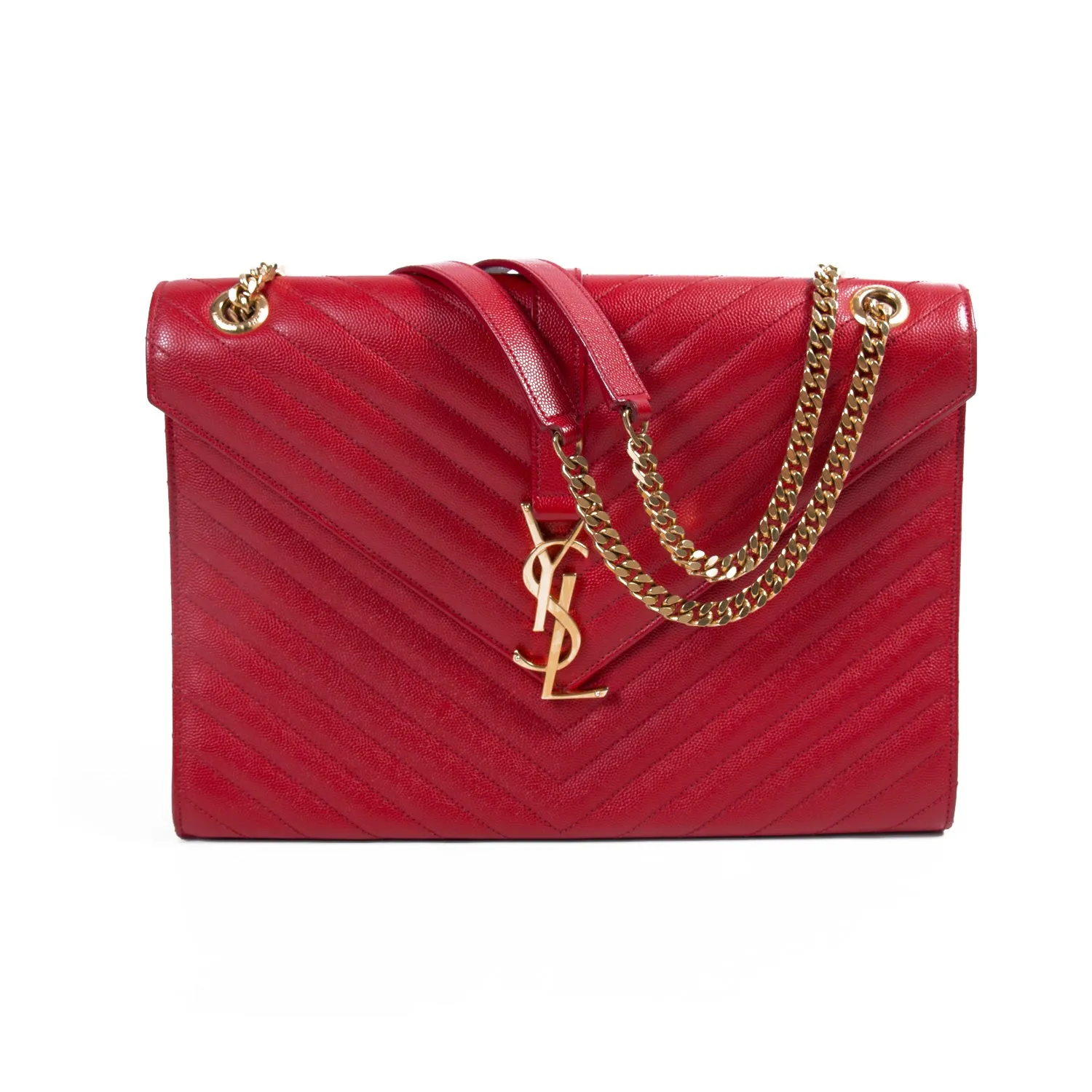 Saint Laurent Monogram Envelope Large Bag