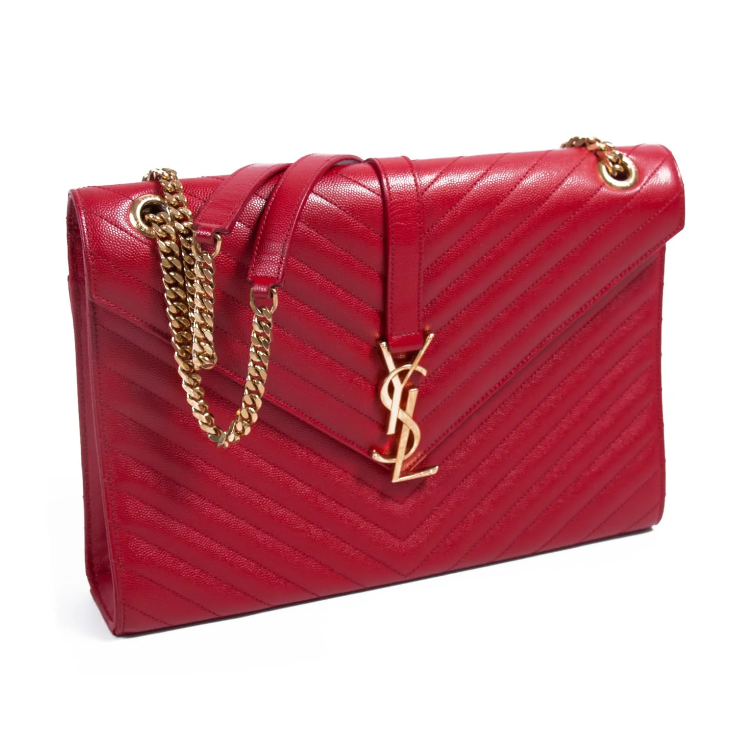 Saint Laurent Monogram Envelope Large Bag