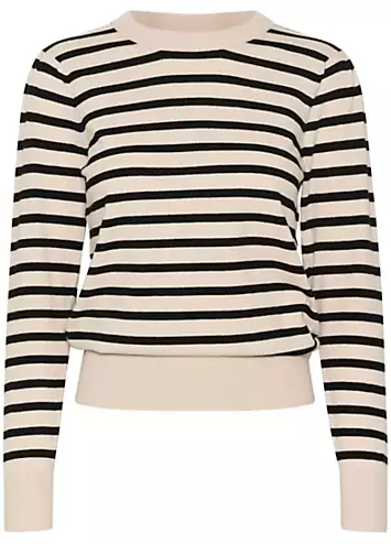 Saint Tropez Fikam Striped Long Sleeve Pullover | Kaleidoscope