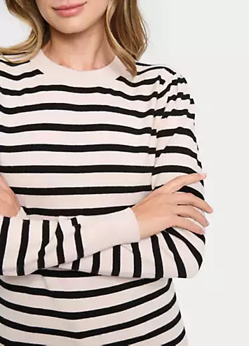 Saint Tropez Fikam Striped Long Sleeve Pullover | Kaleidoscope