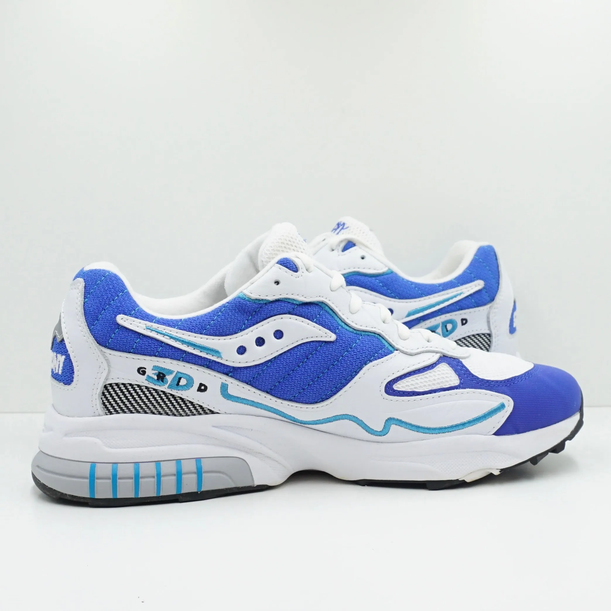 Saucony 3D Grid Hurricane White Royal