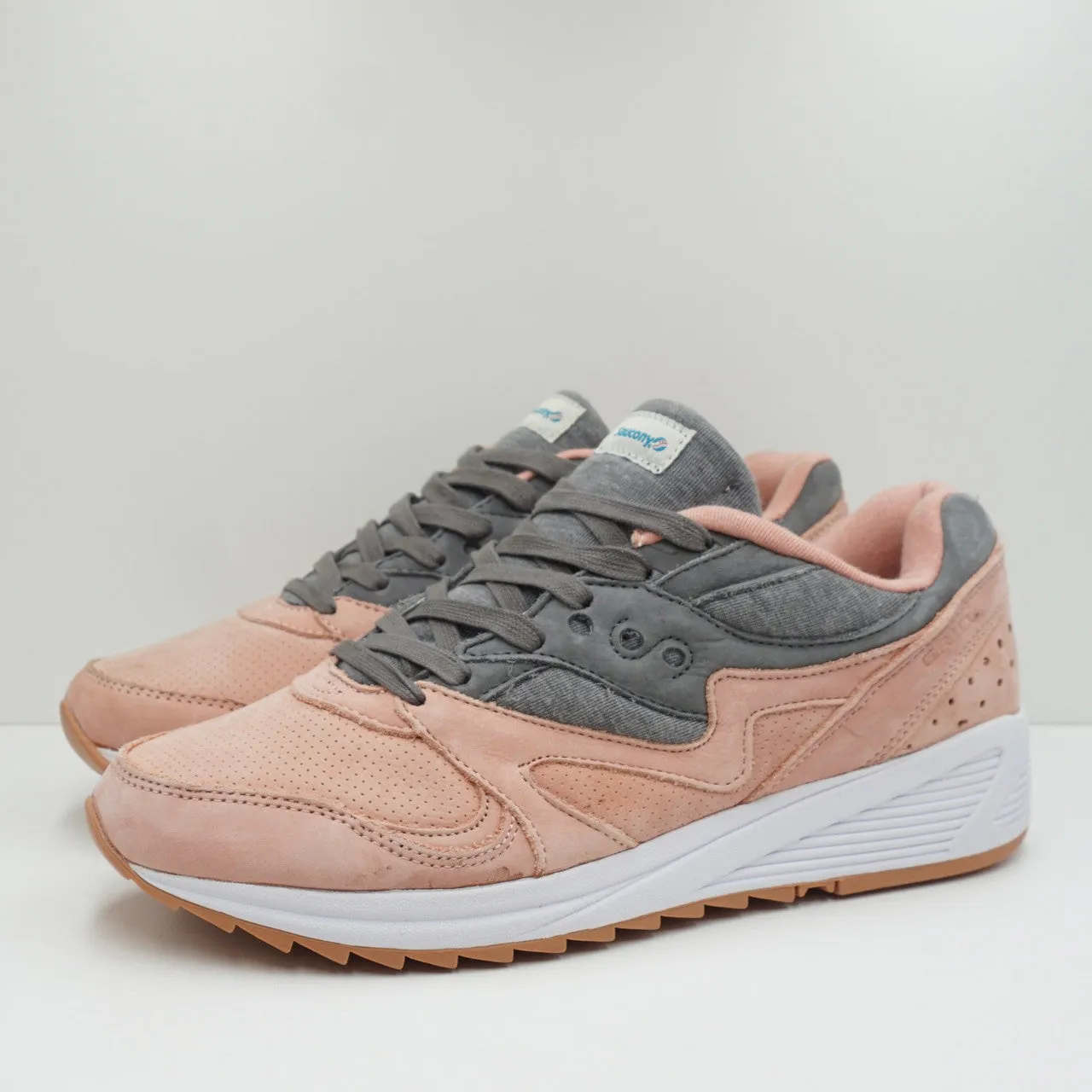 Saucony Grid 8000 Salmon Charcoal Sample