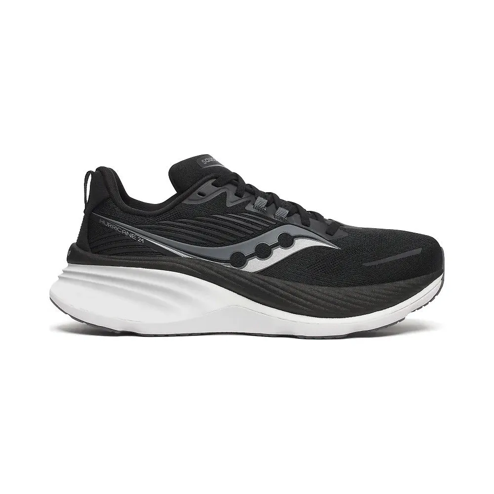 SAUCONY HURRICANE 24 BLACK/CARBON - WOMENS