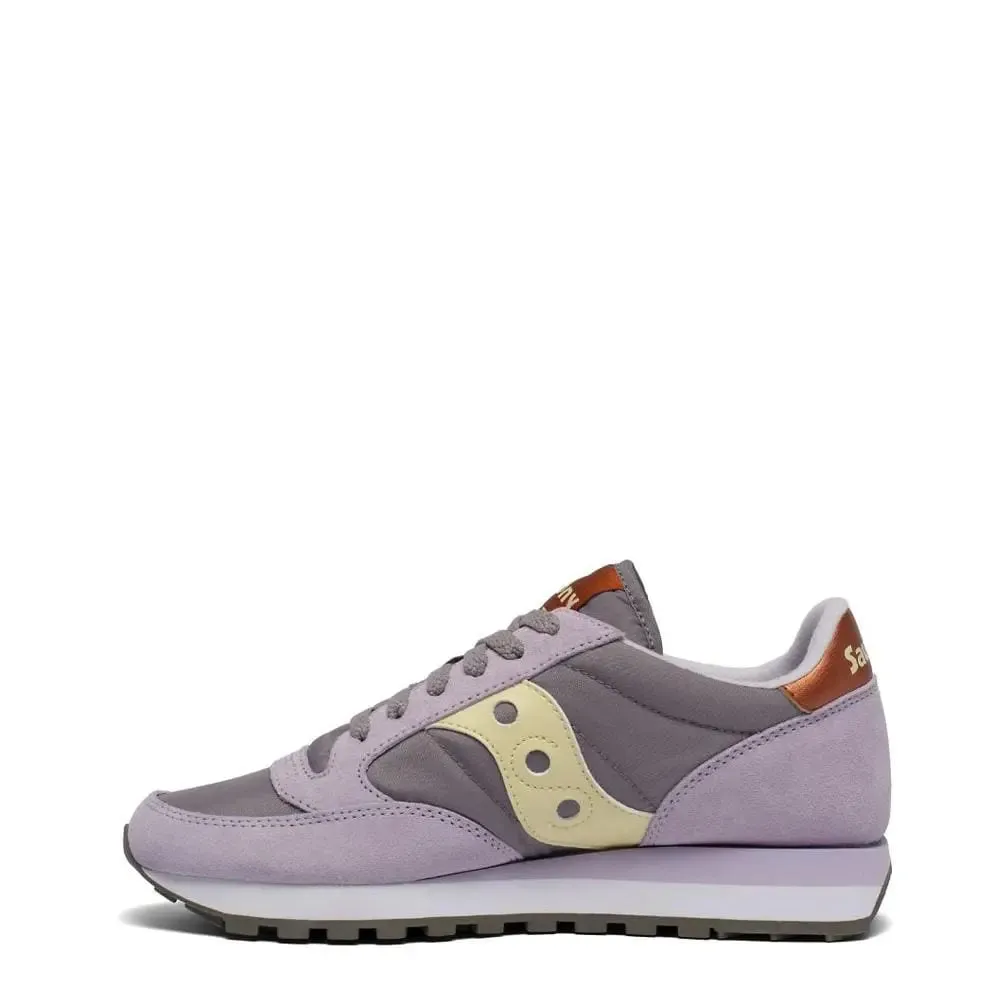 Saucony Womens Jazz Original Trainers Purple / Yellow