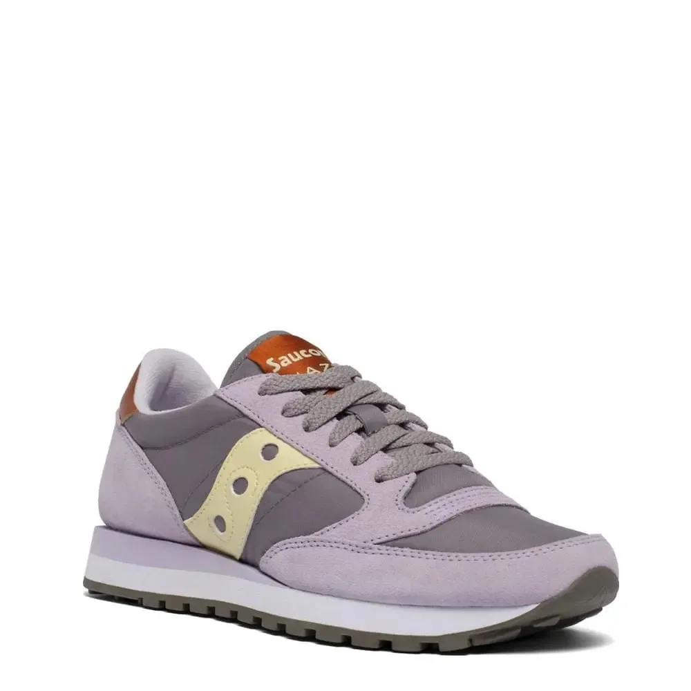 Saucony Womens Jazz Original Trainers Purple / Yellow