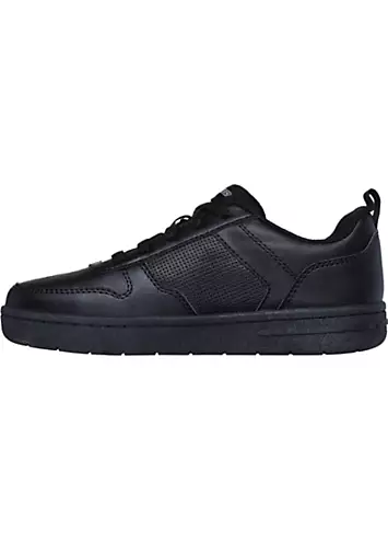 Skechers Boys Black Smooth Street Genzo Trainers | Grattan