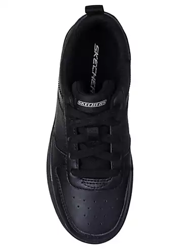 Skechers Boys Black Smooth Street Genzo Trainers | Grattan