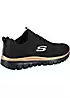 Skechers Ladies Black Graceful - Get Connected Trainers