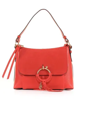 Small Joan Crossbody in Shiny Red