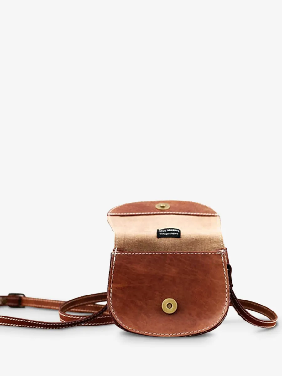 small shoulder bag for girl Brown - MonMignon Light Brown | PAUL MARIUS